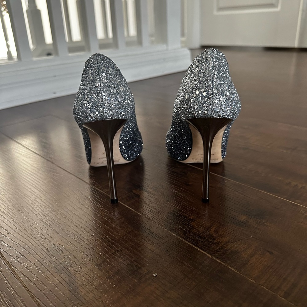 Jimmy Choo ombre glitter Romy pumps 100mm - Picture 3 of 6